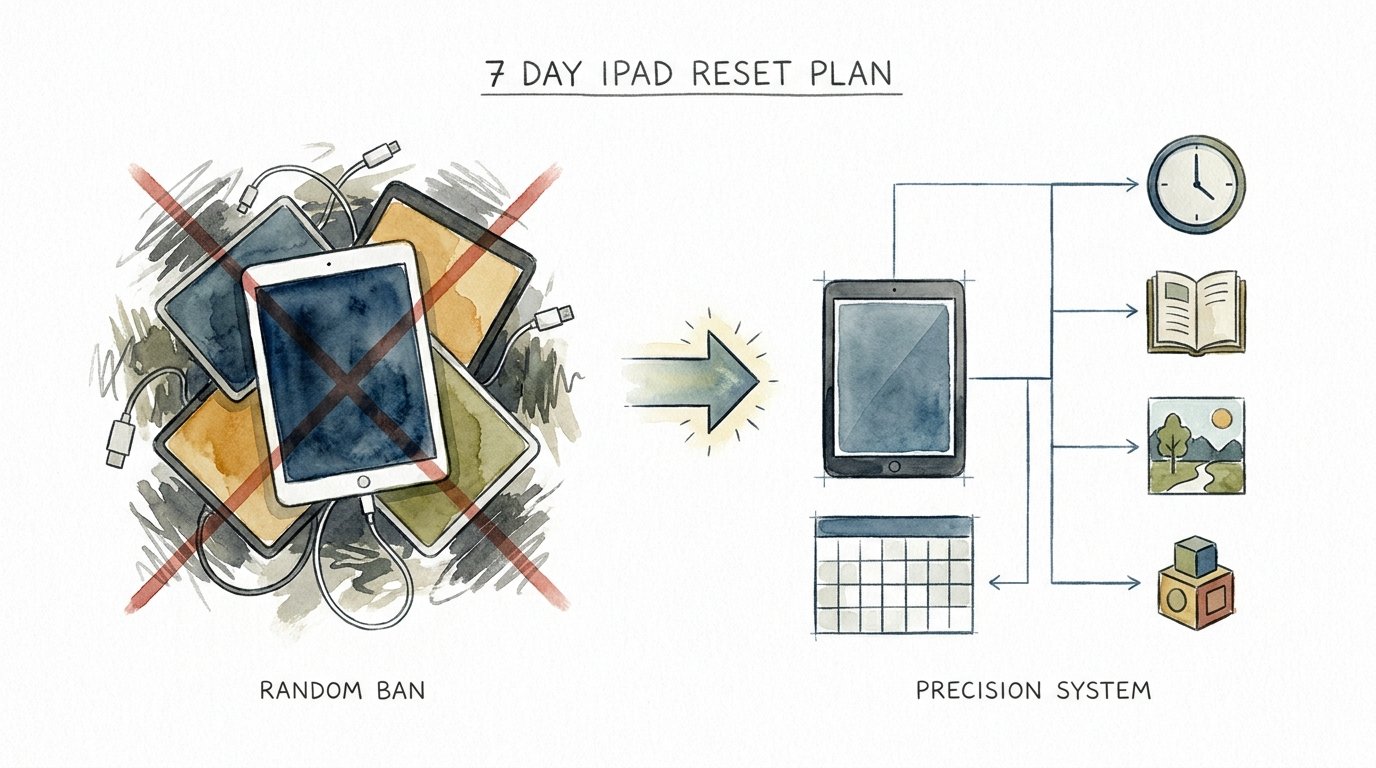 7 Day Ipad Reset Plan For Toddlers
