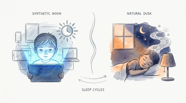Blue Light Effects On Child Sleep Cycles