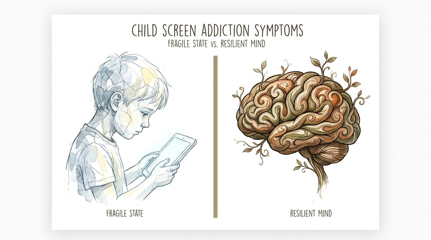 Child Screen Addiction Symptoms
