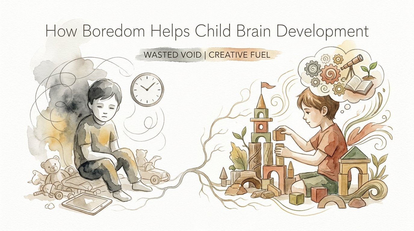 How Boredom Helps Child Brain Development