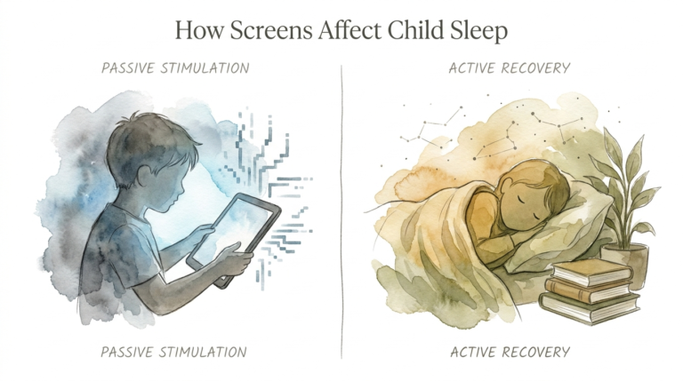 How Screens Affect Child Sleep