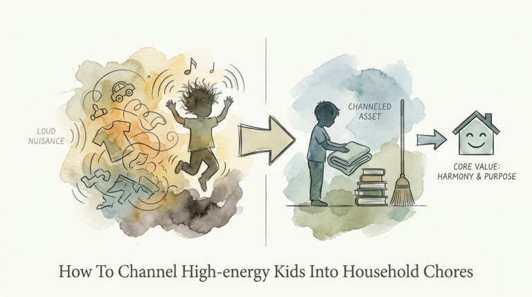 How To Channel High-energy Kids Into Household Chores