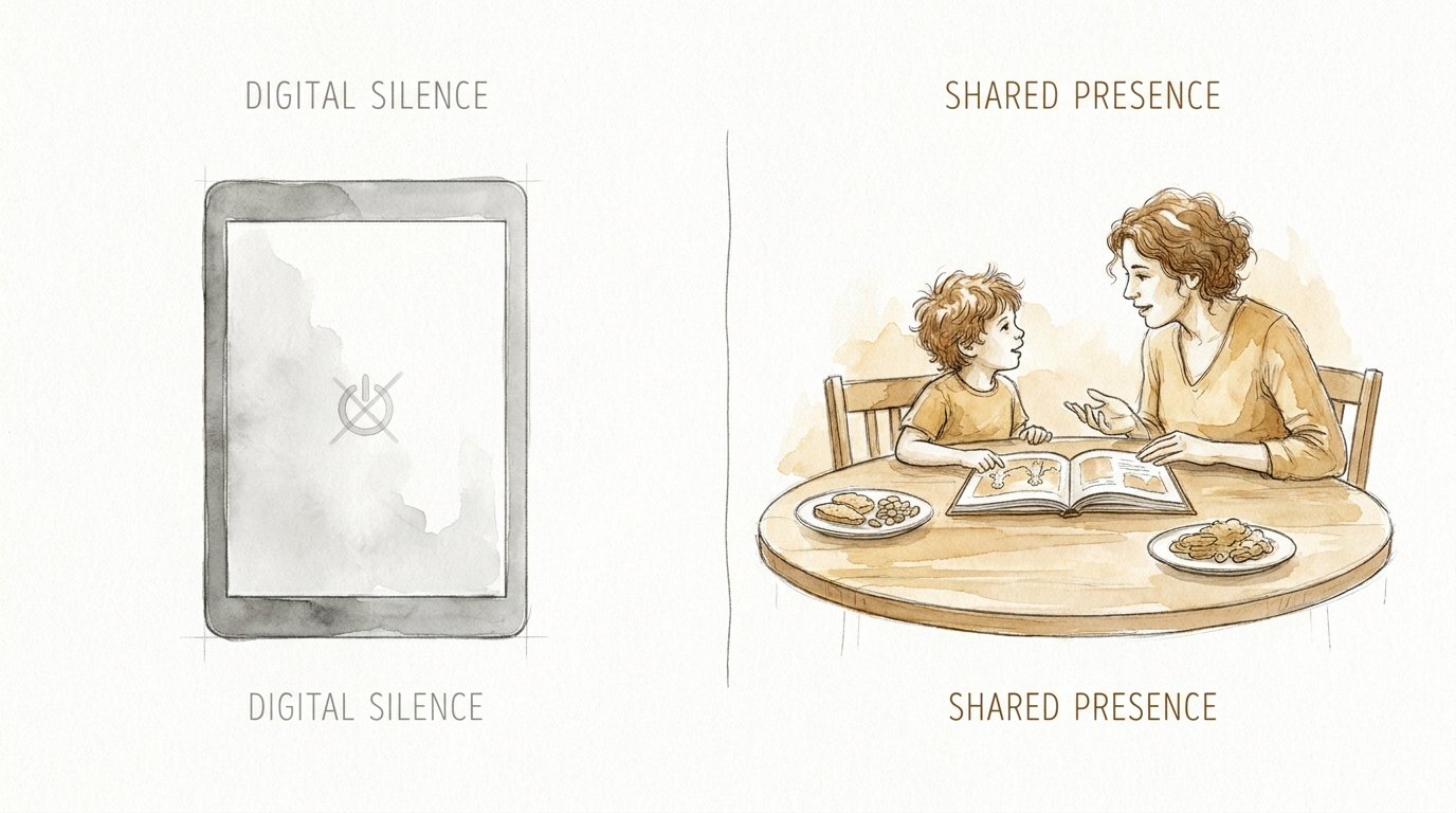 How To Eat Out With Kids Without Using An Ipad