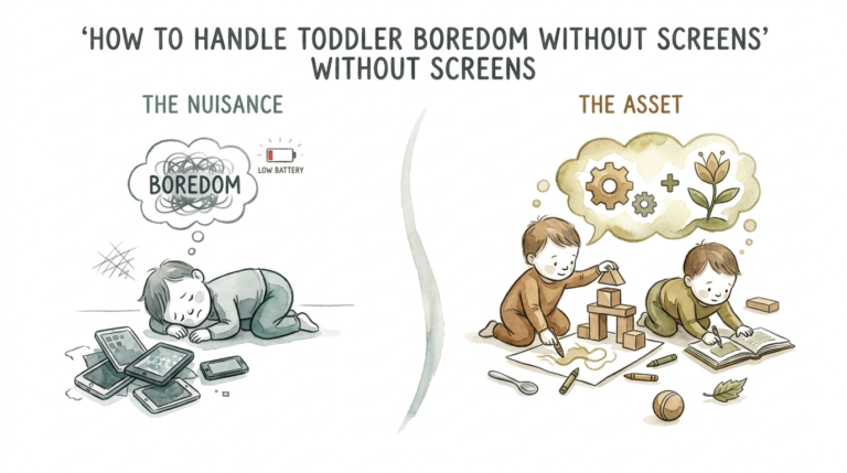 How To Handle Toddler Boredom Without Screens