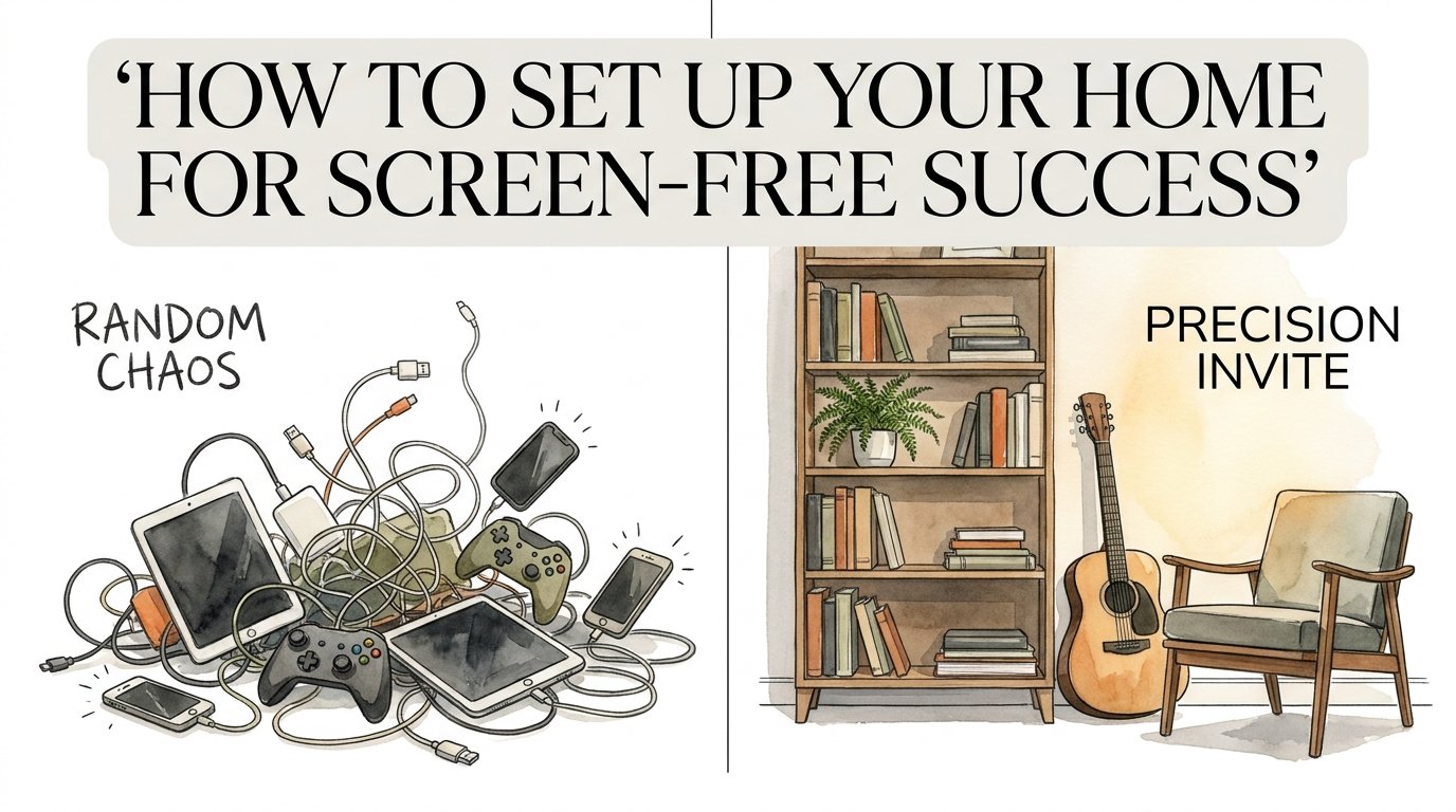 How To Set Up Your Home For Screen-free Success