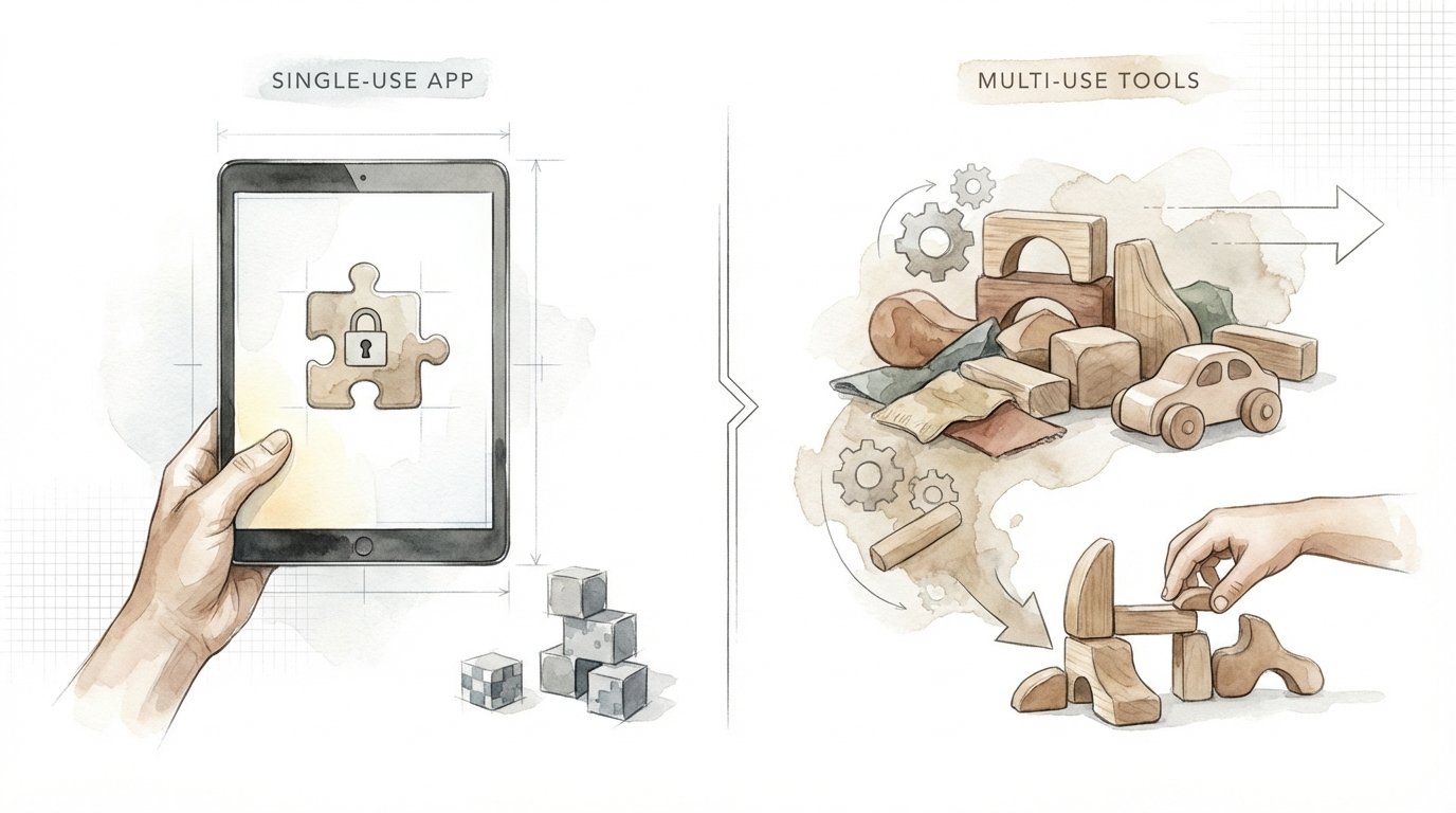 Open-ended Play Vs Tablet Apps Stats
