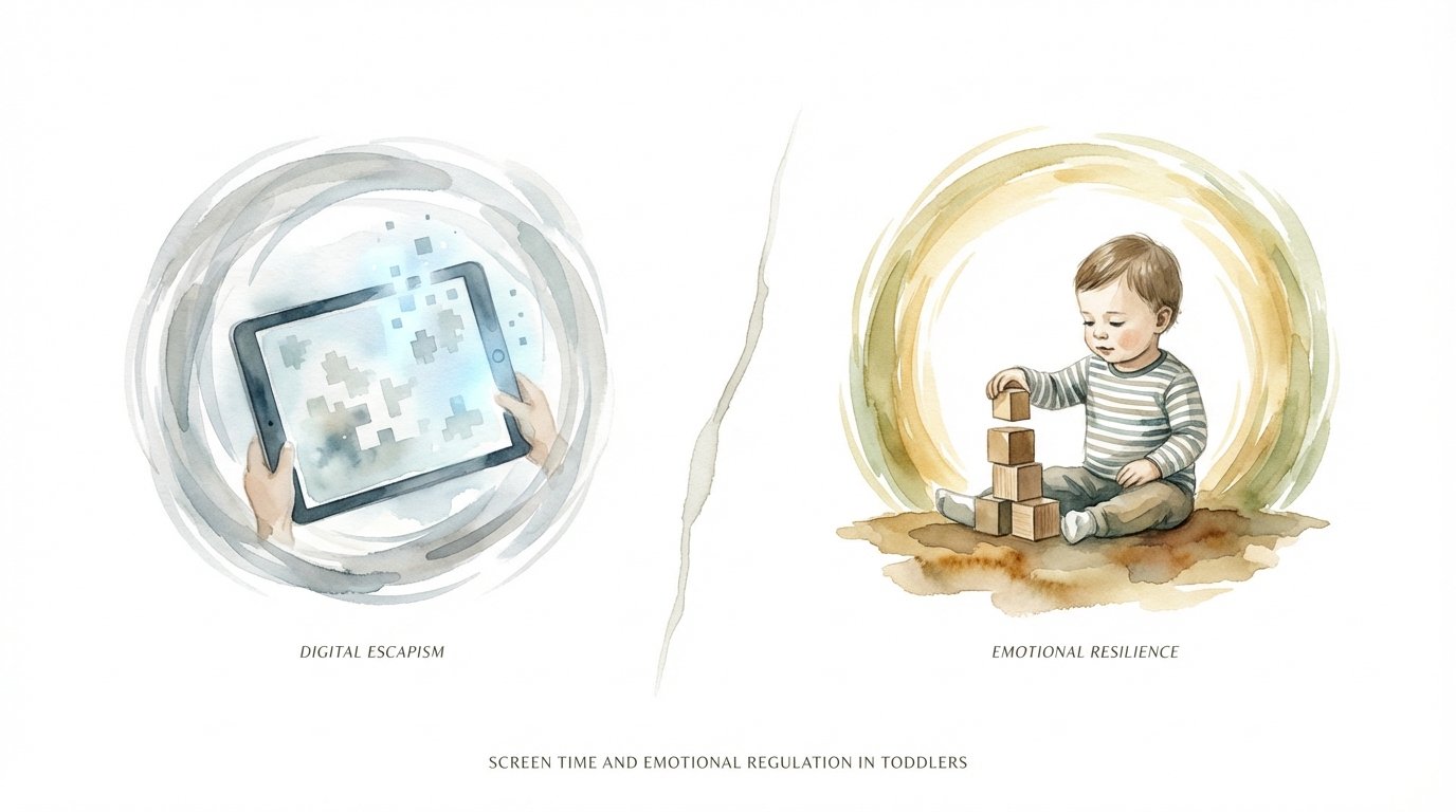Screen Time And Emotional Regulation In Toddlers