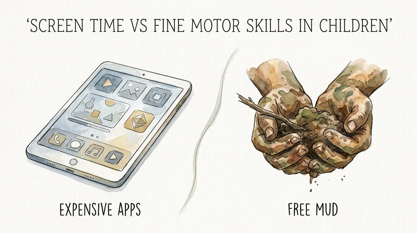 Screen Time Vs Fine Motor Skills In Children