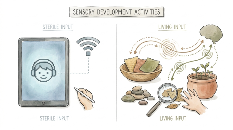 Sensory Development Activities For Screen Free Kids