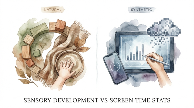 Sensory Development Vs Screen Time Stats