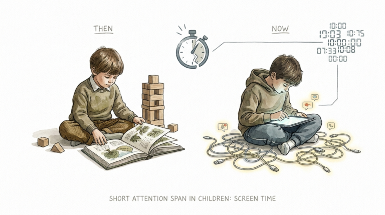 Short Attention Span In Children Screen Time