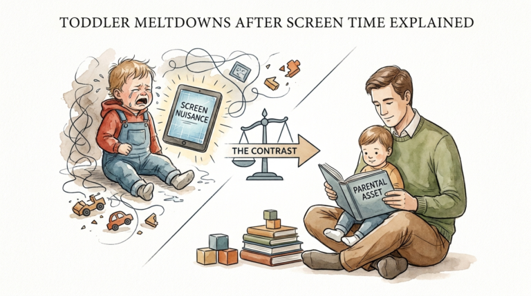 Toddler Meltdowns After Screen Time Explained