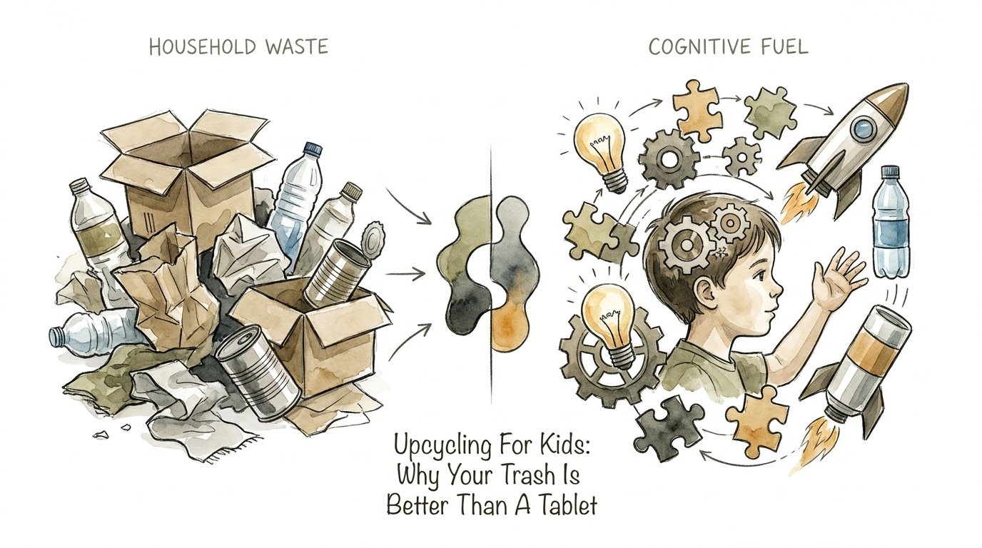 Upcycling For Kids: Why Your Trash Is Better Than A Tablet