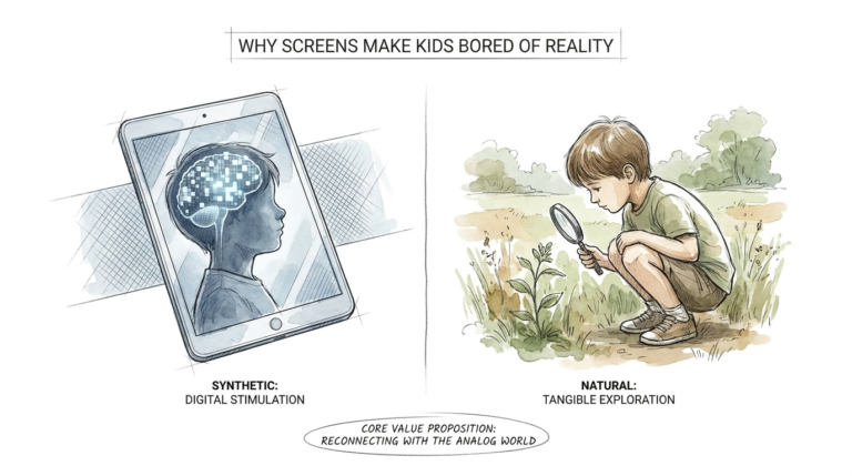 Why Screens Make Kids Bored Of Reality