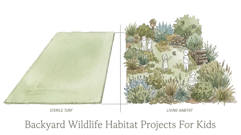 Backyard Wildlife Habitat Projects For Kids
