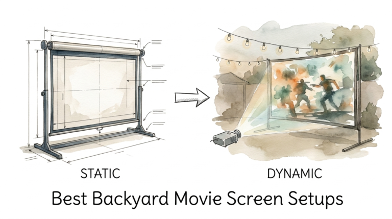 Best Backyard Movie Screen Setups