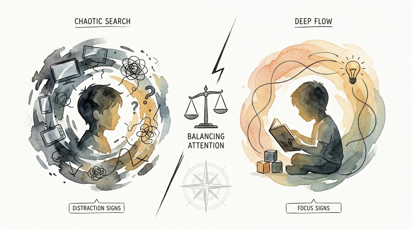 Child Attention Span And Screen Time Signs