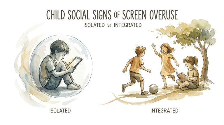 Child Social Signs Of Screen Overuse
