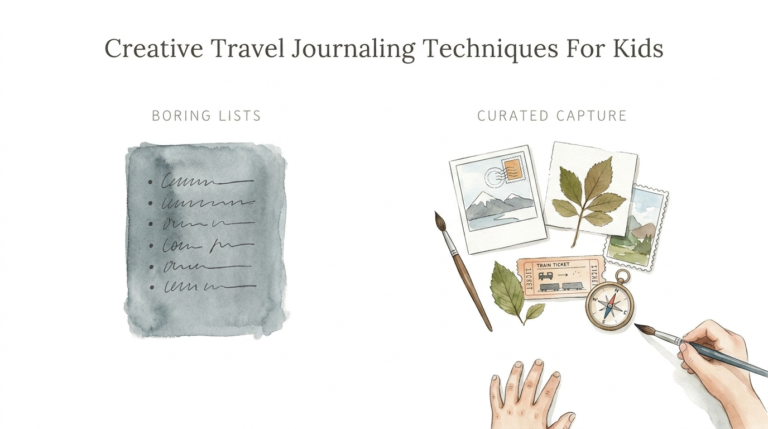 Creative Travel Journaling Techniques For Kids