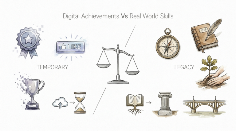 Digital Achievements Vs Real World Skills
