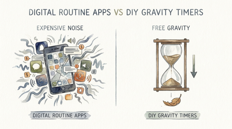 Digital Routine Apps Vs Diy Gravity Timers