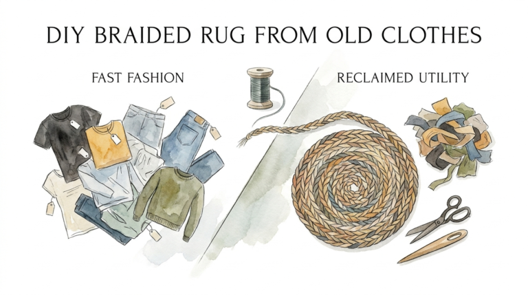 Diy Braided Rug From Old Clothes
