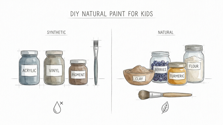 Diy Natural Paint For Kids