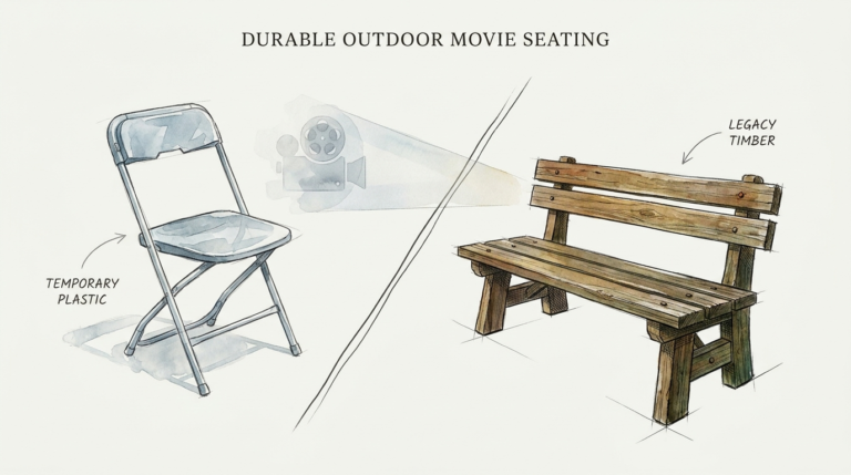 Durable Outdoor Movie Seating