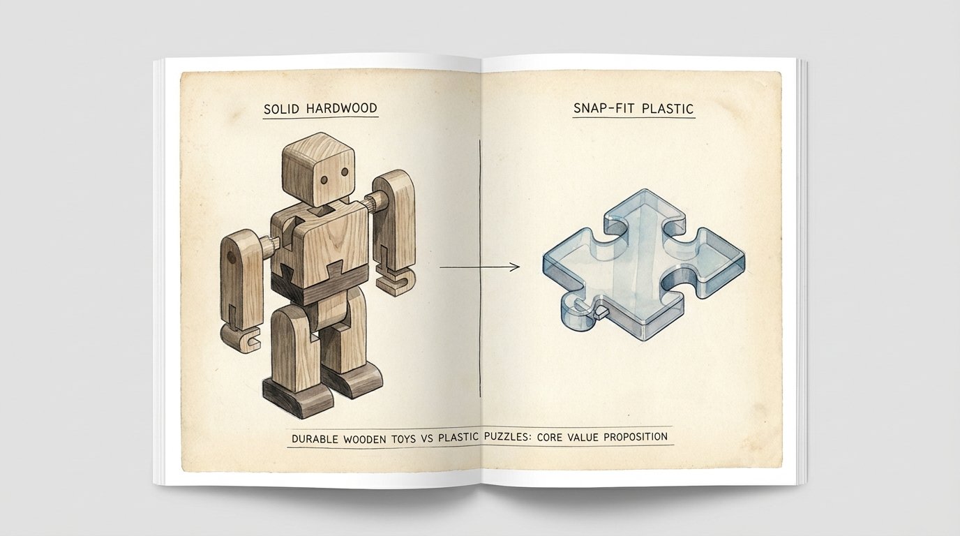 Durable Wooden Toys Vs Plastic Puzzles