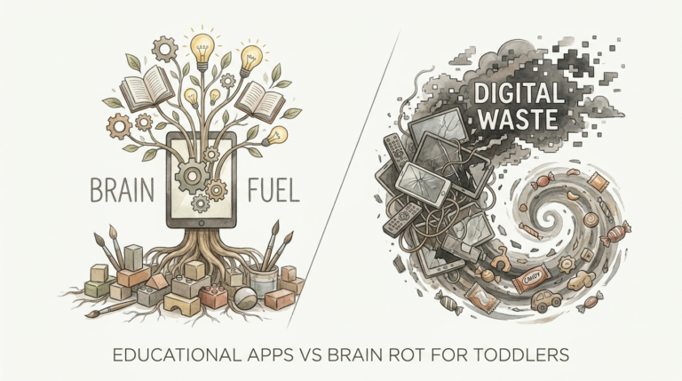 Educational Apps Vs Brain Rot For Toddlers