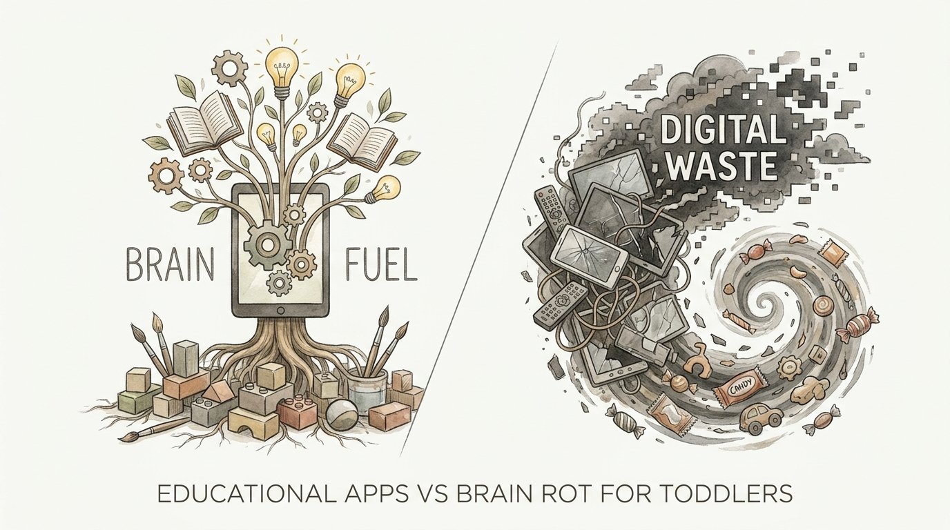 Educational Apps Vs Brain Rot For Toddlers