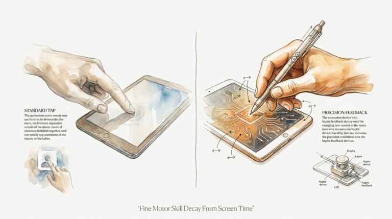 Fine Motor Skill Decay From Screen Time