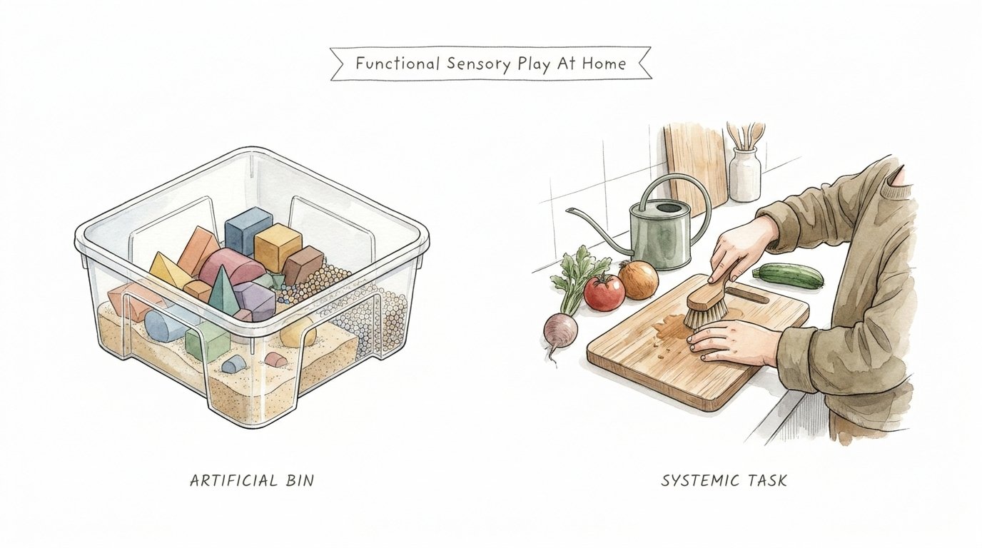 Functional Sensory Play At Home