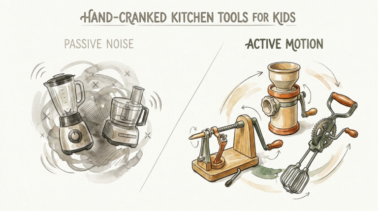 Hand-cranked Kitchen Tools For Kids