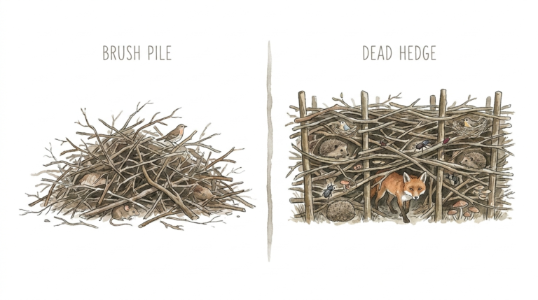 How To Build A Dead Hedge For Wildlife
