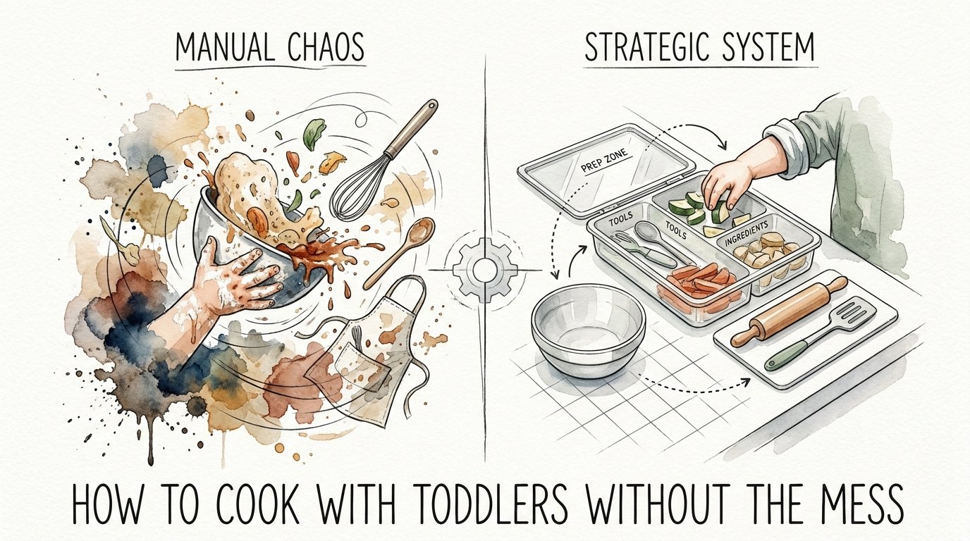 How To Cook With Toddlers Without The Mess