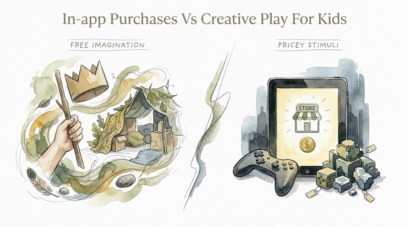 In-app Purchases Vs Creative Play For Kids