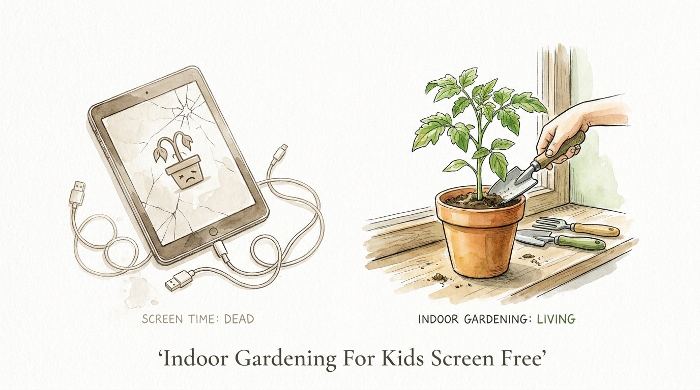 Indoor Gardening For Kids Screen Free