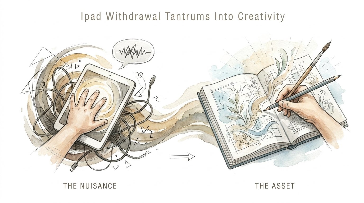 Ipad Withdrawal Tantrums Into Creativity