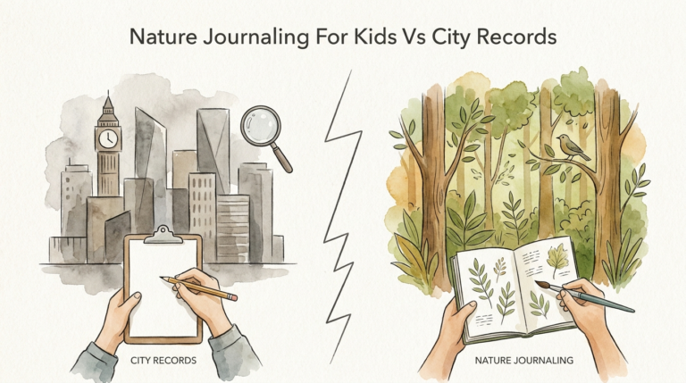 Nature Journaling For Kids Vs City Records