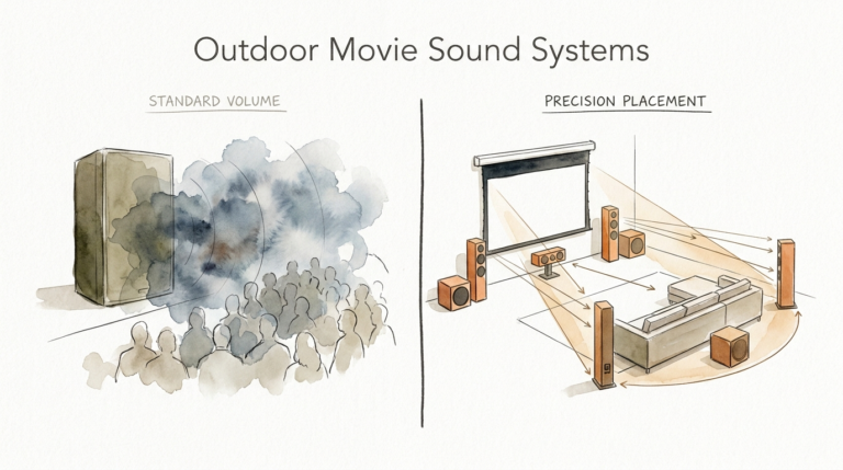 Outdoor Movie Sound Systems