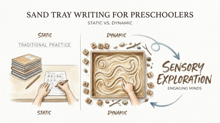 Sand Tray Writing For Preschoolers