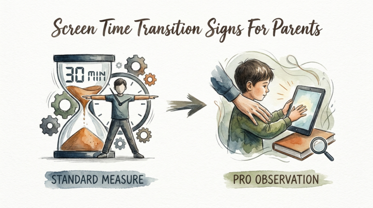 Screen Time Transition Signs For Parents