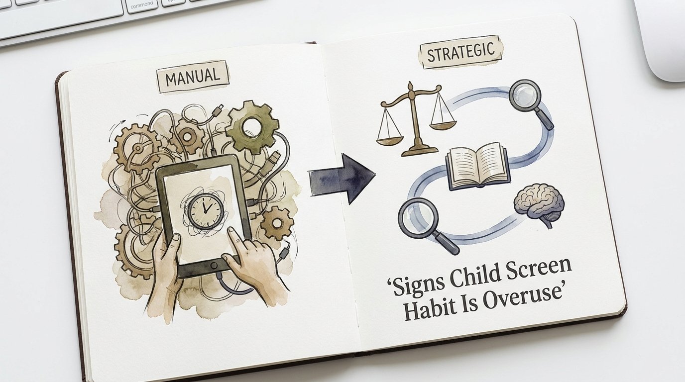 Signs Child Screen Habit Is Overuse
