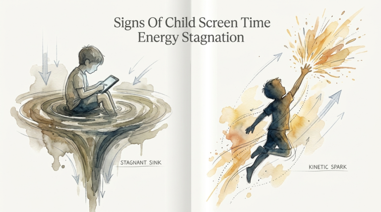 Signs Of Child Screen Time Energy Stagnation