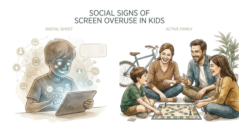 Social Signs Of Screen Overuse In Kids