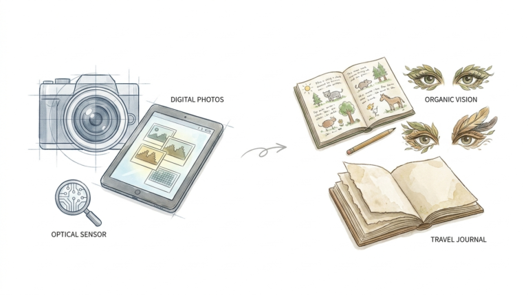Travel Journaling For Kids Vs Digital Photos