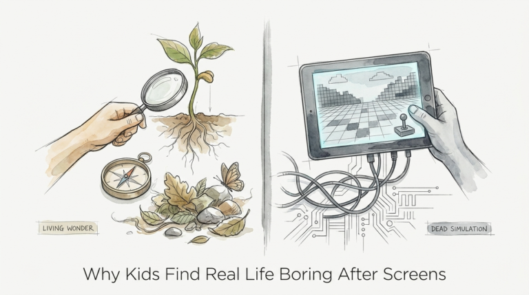 Why Kids Find Real Life Boring After Screens
