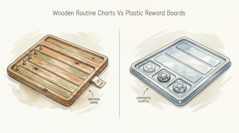 Wooden Routine Charts Vs Plastic Reward Boards