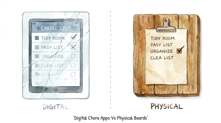 Digital Chore Apps Vs Physical Boards